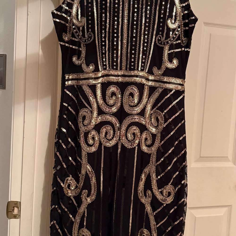 Brand New with tag Great Gatsby (NYE) party dress Black and Gold